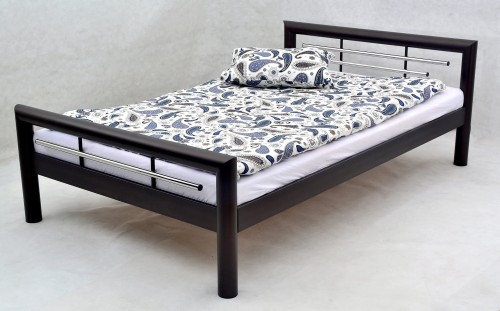 Podwójne łóżko metalowe MAXIMUS II