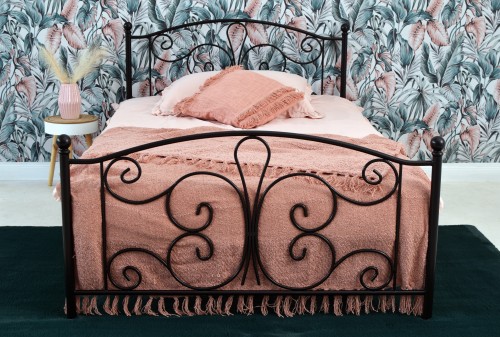 butterfly Łóżko metalowe w rozmiarze 120x200 cm