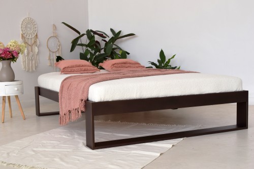 Podwójne łóżko metalowe maxi platforma 140x200 cm