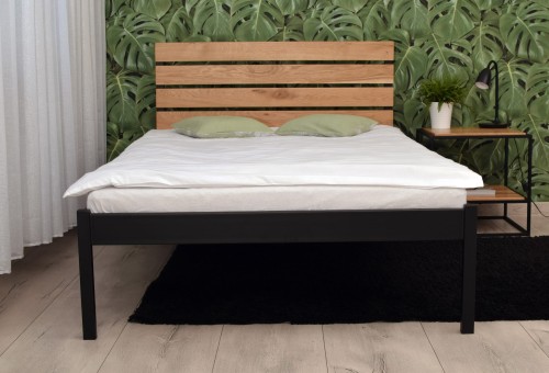 SKANDI łóżko industrialne w stylu skandynawskim