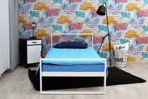 Młodzieżowe łóżko metalowe MINI Q