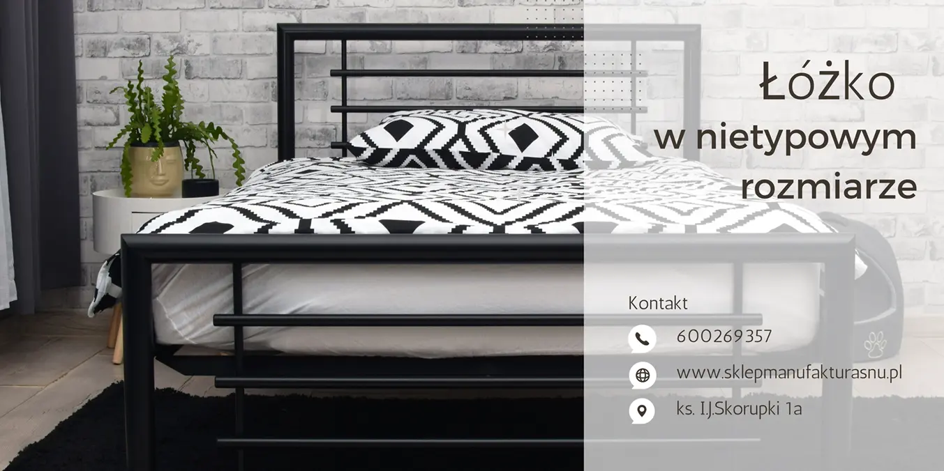 Odkryj Komfort i Styl: Łóżko Metalowe 140x190 cm